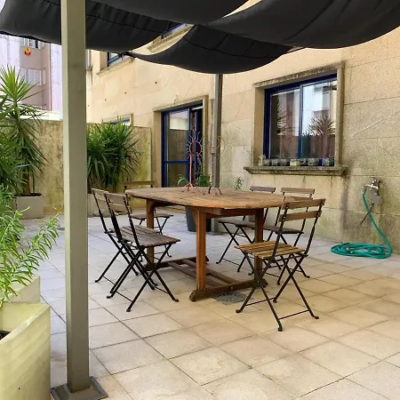 Impresionante Piso En El Centro De Con Terraza Y Parking Apartmán Pontevedra