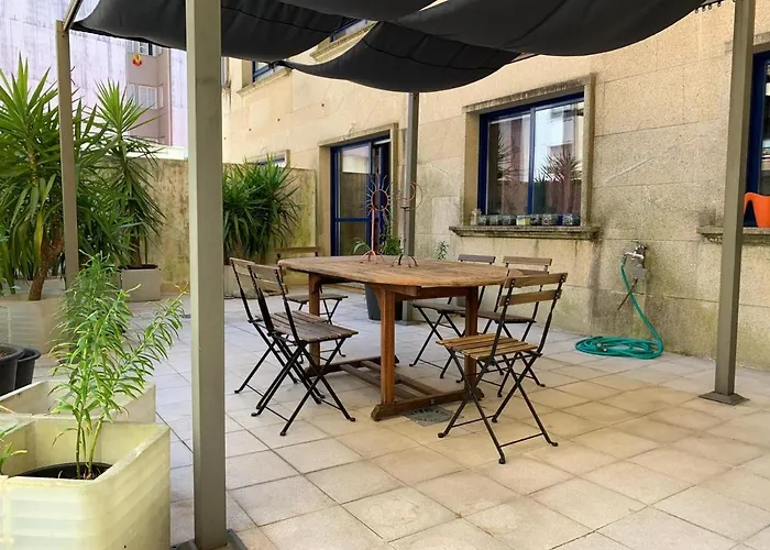 Impresionante Piso En El Centro De Con Terraza Y Parking Apartment Pontevedra